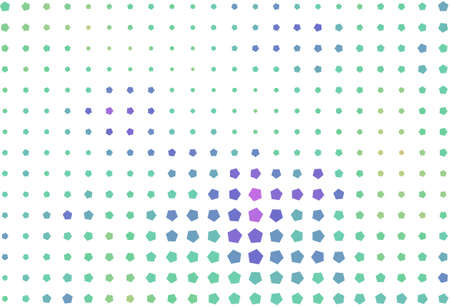 Conceptual background pentagon pattern for design. Style of mosaic or tile. Vector illustration graphic.のイラスト素材