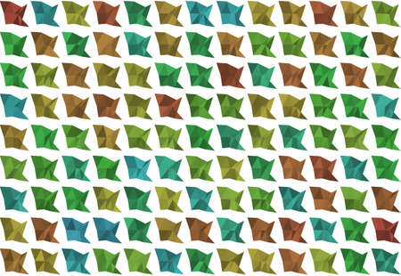 Shape of triangle strip, abstract background pattern. Style of mosaic or tile. Vector illustration graphic.のイラスト素材