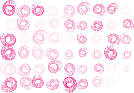 Abstract colored springs shape pattern. Good for web page, wallpaper, graphic design, catalog, texture or background. Style of mosaic or tile. Vector graphic.のイラスト素材