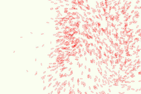 Conceptual background motion, particle or random pattern for design. Vector illustration graphic.