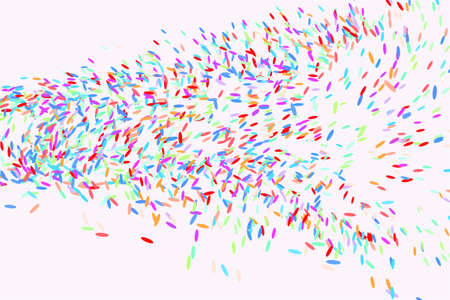 Modern geometrical motion, particle or random background pattern abstract. Vector illustration graphic.のイラスト素材