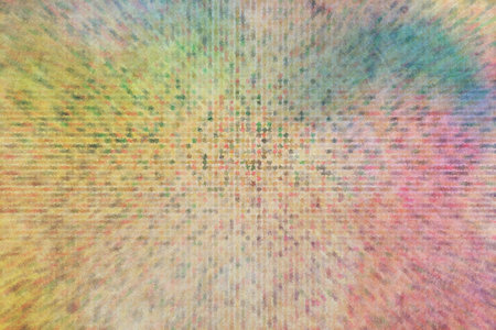 Generative circle or ellipse pixel mosaic for design wallpaper, texture or background. Motion blur., grunge & roughの写真素材
