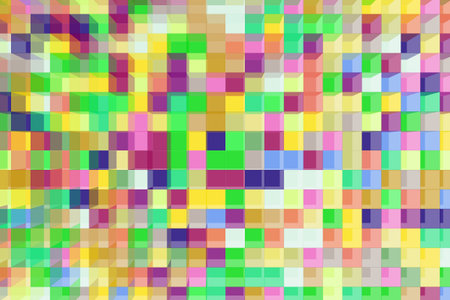 Colored square or rectangle 3D pattern for design wallpaper, texture or background