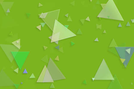 Abstract embossed & random triangle shape, digital generative art for web page, graphic design, catalog, textile or texture printing & backgroundの写真素材