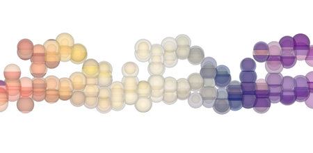 Colored abstract overlapping circles, bubbles or ellipses, pattern, digital generative art for...