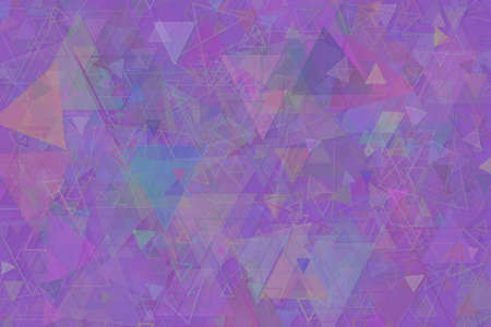 Abstract embossed, soft blend & random triangle shape, digital generative art for web page, graphic design, catalog, textile or texture printing & backgroundの写真素材