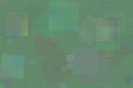 Abstract embossed, soft blend & random square shape, digital generative art for web page, graphic design, catalog, textile or texture printing & backgroundの写真素材
