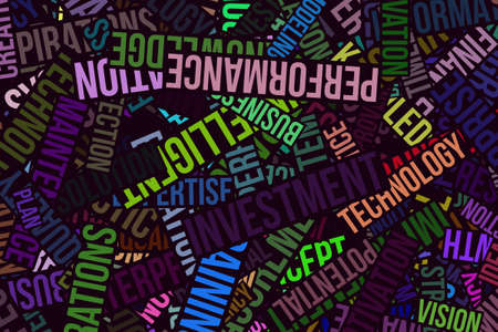 Business word cloud, for design wallpaper, texture or background.の写真素材
