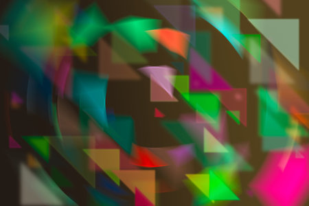 Random triangle shape, digital generative art for web page, graphic design, catalog, textile or...