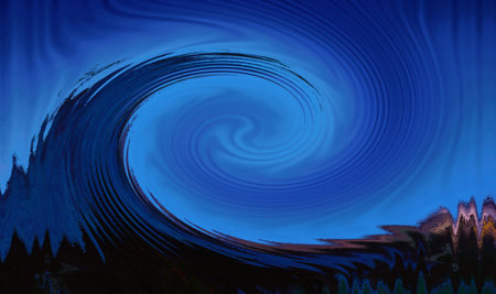 Abstract motion twirl blur effects for background or texture