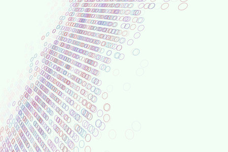 Abstract  ellipses pattern
