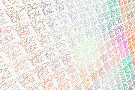 Modern geometrical triangular strip pattern