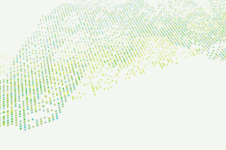 Abstract background with shape of hexagon pattern. 3D perspective view. Vector illustration graphic.