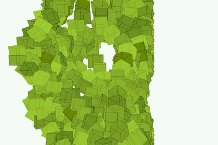 Abstract 3D perspective square pattern designのイラスト素材