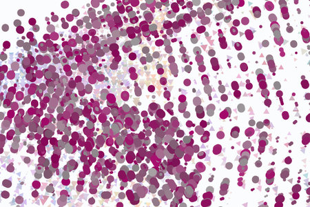 Color abstract motion, particle or random pattern generative art background. Vector illustration...