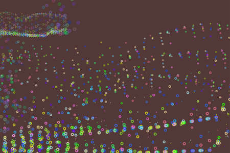 Modern geometrical motion, particle or random background pattern abstract. Vector illustration graphic.のイラスト素材