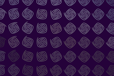 Color abstract twirl circle line, path or  pattern generative art background. Style of mosaic or tile. Vector illustration graphic.のイラスト素材