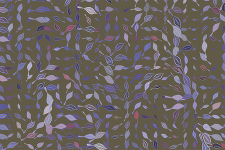 Abstract conceptual leaves drawing pattern. Good for web page, graphic design, catalog, texture or...