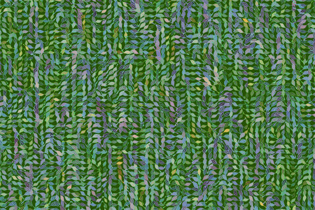 Modern geometrical leaves drawing background pattern abstract. Style of mosaic or tile. Vector...