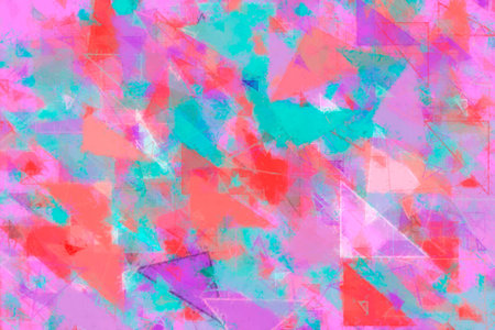 Random triangle shape, digital generative art for web page, graphic design, catalog, textile or...