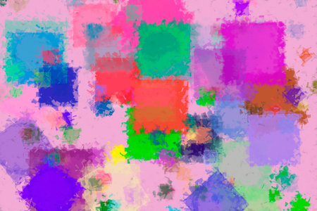 Random square shape, digital generative art for web page, graphic design, catalog, textile or...