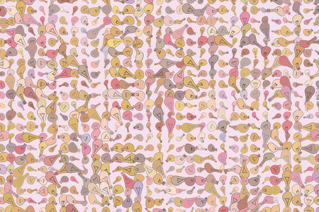 Abstract light bulbs illustrations background pattern. Idea conceptual. Vector graphic.