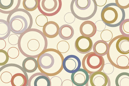 Modern geometrical circles, bubbles, sphere or ellipses background pattern abstract. Vector illustration graphic.のイラスト素材