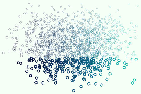 Conceptual background pentagon pattern for design. Vector illustration graphic.