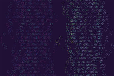 Abstract colored hexagon shape pattern. Good for web page, wallpaper, graphic design, catalog,...