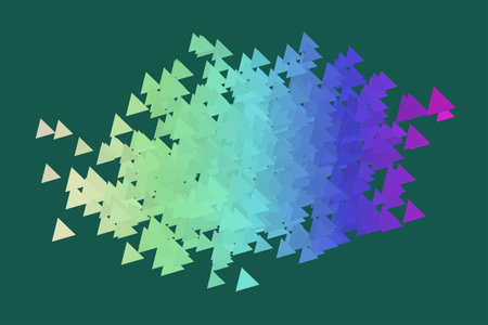 Conceptual background triangle pattern for design. Vector illustration graphic.