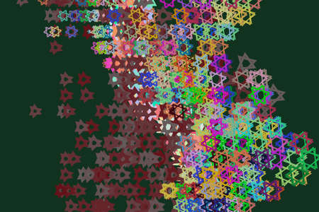 Shape of star, abstract background pattern. Vector illustration graphic.のイラスト素材