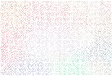 Color abstract circles or ellipses pattern generative art background. Style of mosaic or tile....