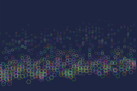 Background abstract pentagon pattern for design. Vector illustration graphic.