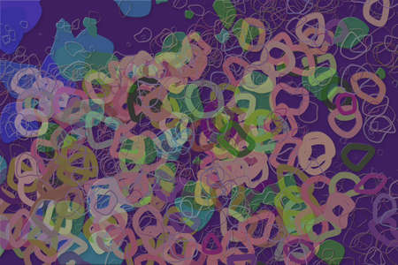 Abstract geometric background with messy shapes for wall art, web page, wallpaper, graphic design, catalog or texture.の写真素材