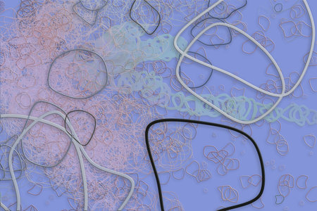 Artistic blended messy shapes background pattern abstract.