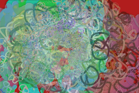Abstract blended messy shapes for wall art, web page, wallpaper, graphic design, catalog, texture or...