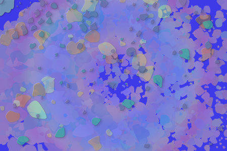 Abstract conceptual geometric blended messy shapes background. Good for web page, graphic design, catalog, texture.の写真素材