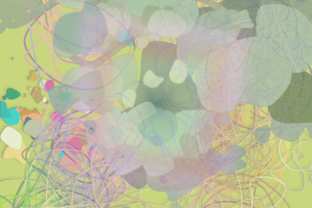 Abstract geometric background with messy shapes for wall art, web page, wallpaper, graphic design,...
