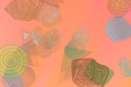Abstract blended shapes & texture background for web page, graphic design, catalog, wallpaper or...