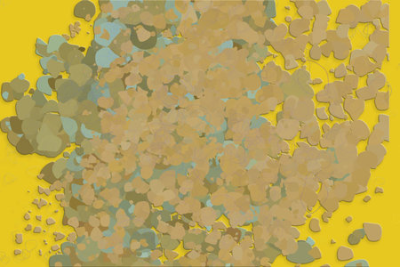 Abstract conceptual geometric blended messy shapes background. Good for web page, graphic design,...
