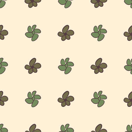 Seamless illustrations of flower. Good for web page, wallpaper, graphic design, catalog, texture or background. Cartoon style vector graphic.のイラスト素材
