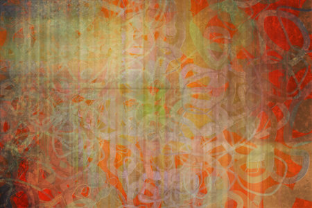Grunge & rough. Abstract geometric background with blended messy shapes design.