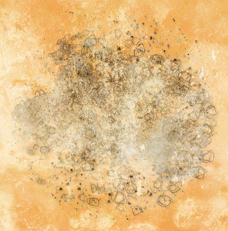 Grunge & rough. Artistic blended messy shapes background pattern abstract.