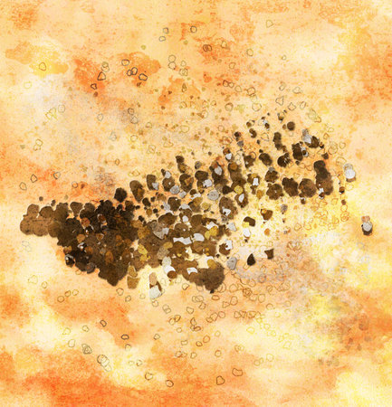 Grunge & rough. Abstract blended messy shapes, colorful & artistic for graphic design, catalog,...