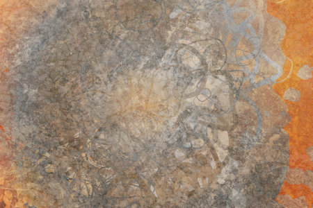 Grunge & rough. Blended messy shapes, abstract geometric background pattern.