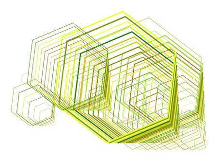 Geometric Conceptual background hexagon pattern for design. Vector illustration graphic.のイラスト素材