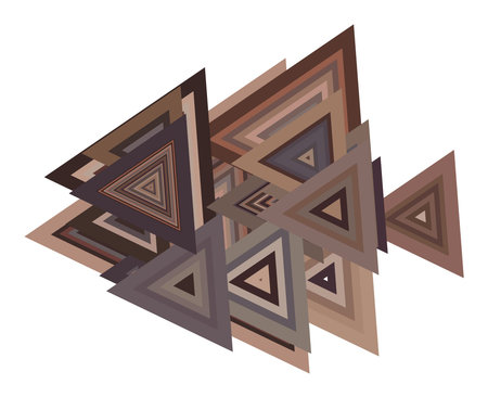 Geometric Conceptual background triangle pattern for design. Vector illustration graphic.