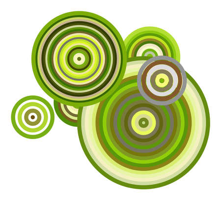 Abstract geometric background with shape of circles, bubbles, sphere or ellipses pattern. Vector illustration graphic.のイラスト素材