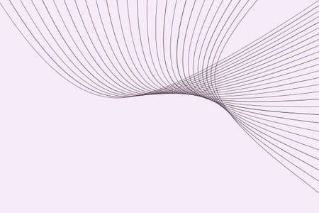 Abstract colored geometric line & curve pattern. Good for web page, wallpaper, graphic design, catalog, texture or background. Vector illustration graphic.のイラスト素材