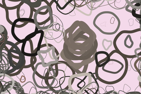 Abstract colored geometric random rounded shapes pattern. Good for web page, wallpaper, graphic...